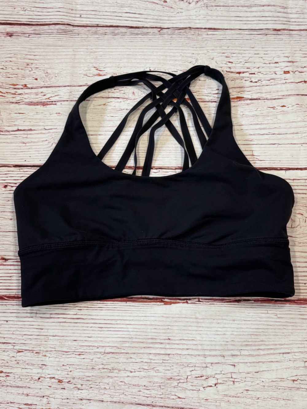 Lululemon Free To Be Moved Bra in Black Sz 10